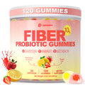 10g Fiber Gummies for Adults with Probiotics, Sugar Free Fiber Supplement with Organic Super Greens & Digestive Enzymes, Supports Gut Health, - FENGGESTORE20