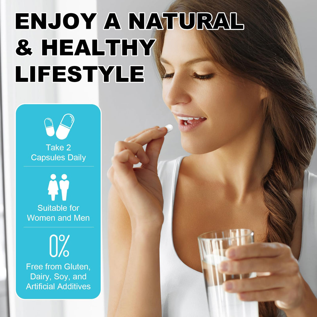 14-in-1 Gut Health with Probiotics, Prebiotics, Postbiotics & Digestive Enzymes for Women & Men, 60 Billion CFU Probiotics for Digestion, Strong Immunity, - FENGGESTORE20