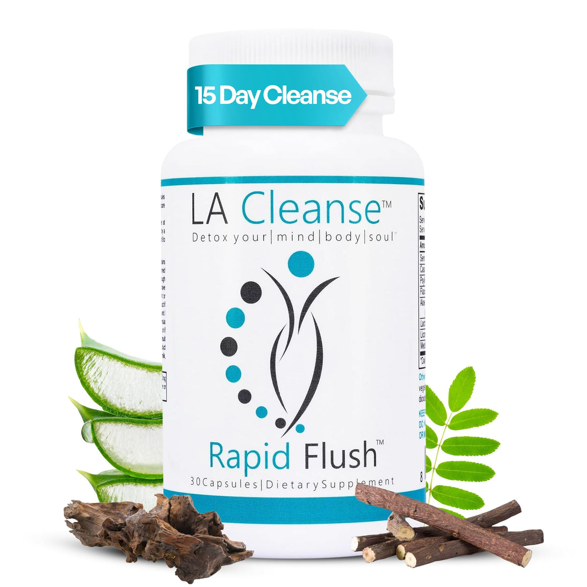 15 Day Cleanse and Detox - Rapid Flush 15 Day Gut Cleanse for Detox, Colon Cleanse, Gut Support - Enhance Digestion with Cascara Sagrada, - FENGGESTORE20