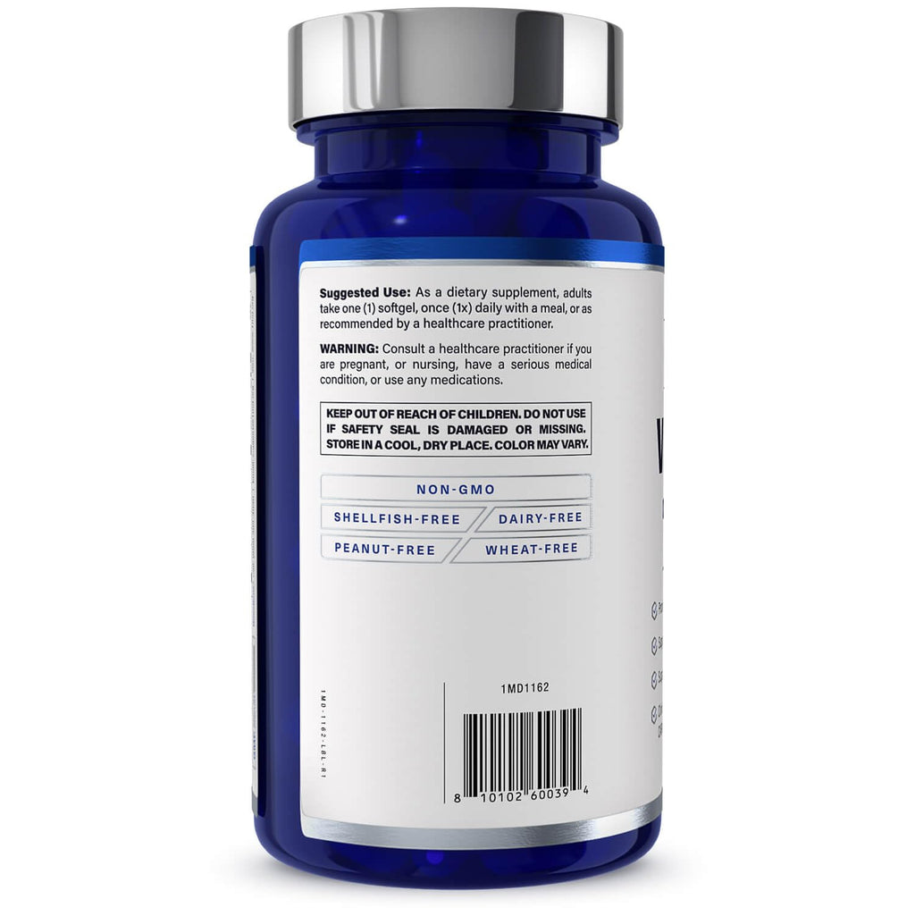 1MD Nutrition VisionMD Eye Vitamin CARMIS - Eye Supplement for Adults - with OptiLut Lutein & Zeaxanthin - Supports Vision Health Care, Everyday Eye Strain - FENGGESTORE20