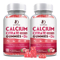 (2 Pack) Calcium Citrate 1200mg with Vitamin D3 Supplements Gummies for Women & Men, Calcium Gummies with Vitamin D3 K2, High Absorption - FENGGESTORE20
