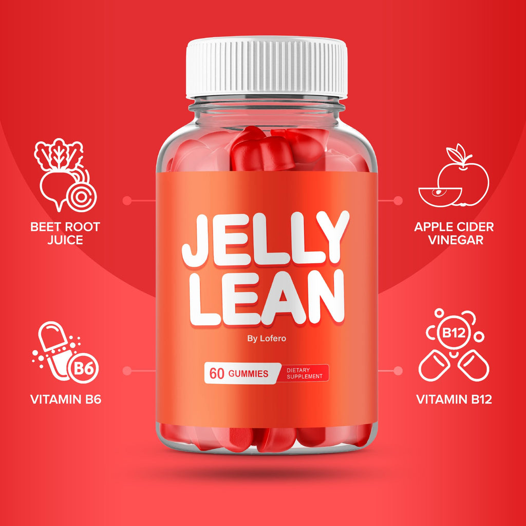 (2 Pack) Jelly Lean Gummies, JellyLean Gummys Loss Support Formula, Premium All-Natural Ingredients Advanced Maximum Strength for Overall Health & Wellness Supplement - FENGGESTORE20