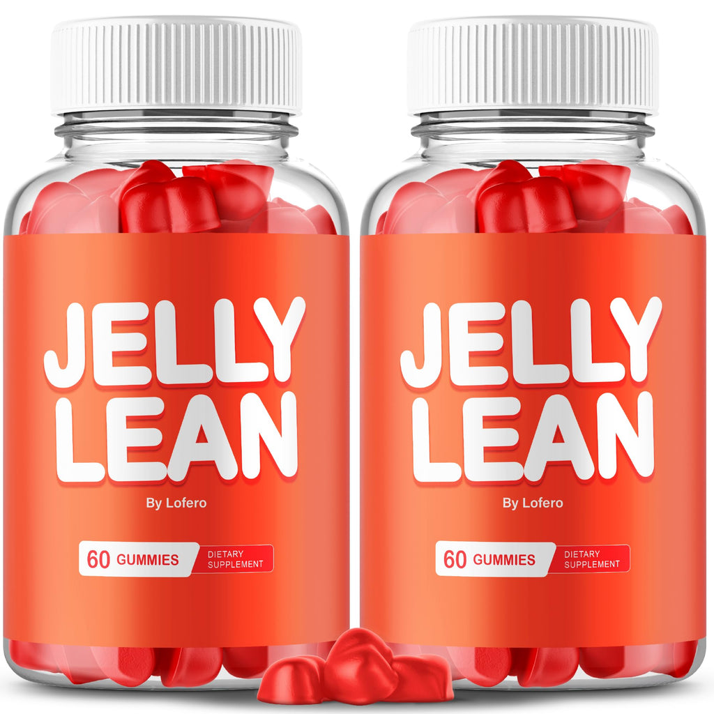 (2 Pack) Jelly Lean Gummies, JellyLean Gummys Loss Support Formula, Premium All-Natural Ingredients Advanced Maximum Strength for Overall Health & Wellness Supplement - FENGGESTORE20