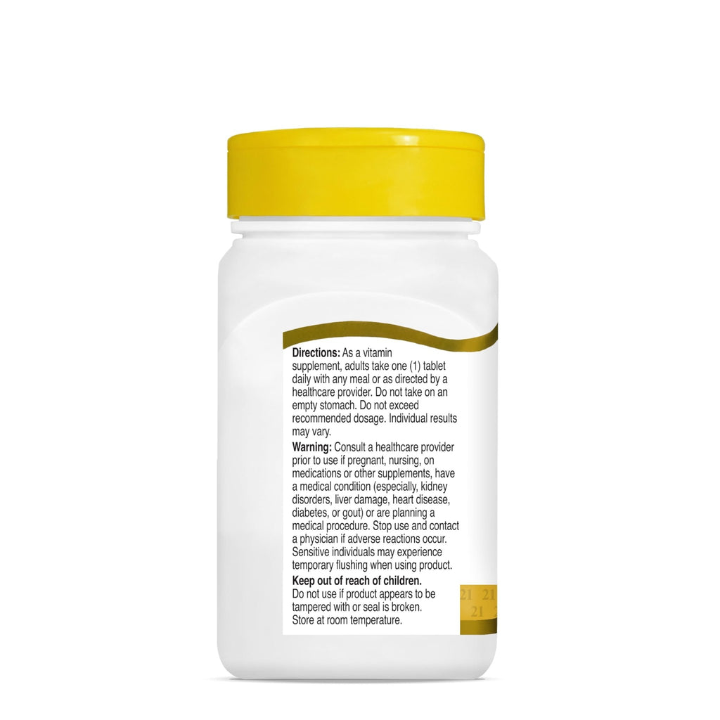 21st Century Niacinamide 500 mg Prolonged Release Tablets, 110 Count - FENGGESTORE20