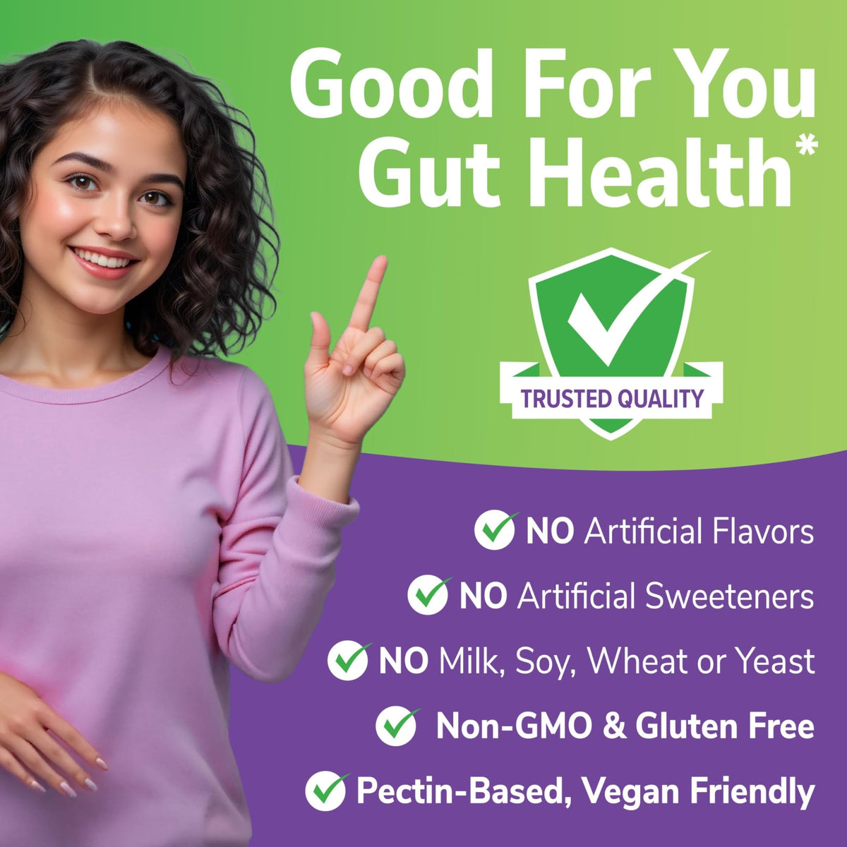 21st Century VitaJoy Fiber Gummies (Fruit Flavored, 90 Count), 5 g Fiber Per Serving for Digestive Support, Pectin-Based Prebiotic Gummies, Non-GMO, Vegan, Gluten Free, - FENGGESTORE20