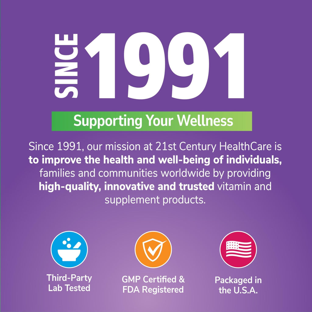 21st Century VitaJoy Fiber Gummies (Fruit Flavored, 90 Count), 5 g Fiber Per Serving for Digestive Support, Pectin-Based Prebiotic Gummies, Non-GMO, Vegan, Gluten Free, - FENGGESTORE20