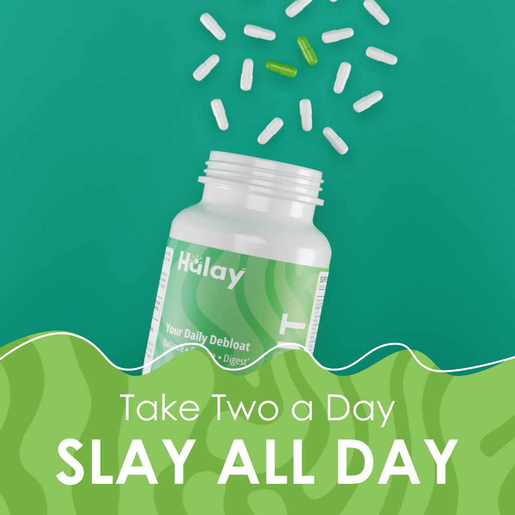 3-in-1 Gut Health Supplement - Debloat Pills - Gas and Bloating - Lactase, Protease, Amylase and Lipase Digestive Enzymes - Peppermint, Turmeric and Psyllium Husk Capsules - FENGGESTORE20