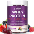 3 in 1 Whey Protein Gummies | Creatine Monohydrate | Collagen, 0 Sugar, Pure Protein Source, Muscle & Energy Support, Berry Flavor, for Women and Men - FENGGESTORE20