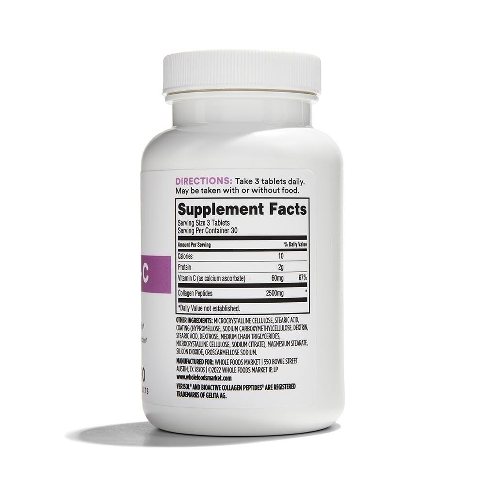 365 by Whole Foods Market, Collagen Verisol 2500Mg, 90 Count - FENGGESTORE20