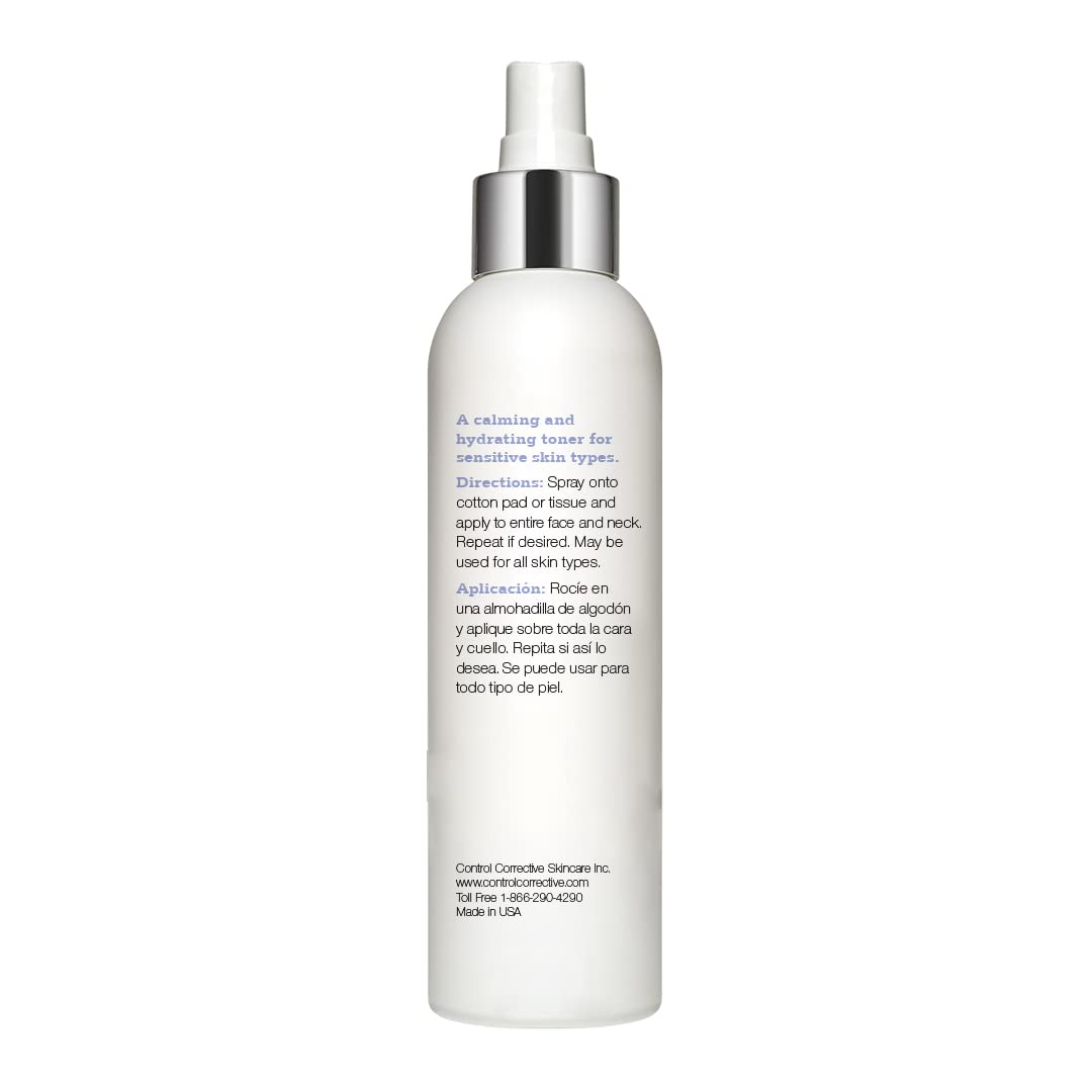 Control CORRECTIVESensitive Skin Tonic with Aloe, 6.7 Fl Oz - Calms Overstimulated Or Reddened Skin Types, Soothing & Sedating with Aloe Vera & Chamomile Extracts