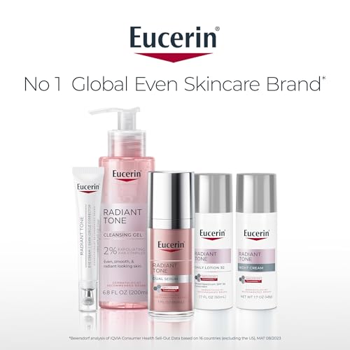 Eucerin Radiant Tone Daily Face Lotion with SPF 30, Dark Spot Corrector with Thiamidol, Face Moisturizer Helps Visibly Reduce