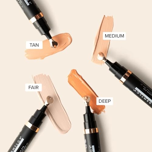 DRMTLGY Luminous Eye Corrector SPF 41 – Medium – Under Eye Color Corrector for Dark Circles – Hydrating Anti-Aging Tinted Eye Cream