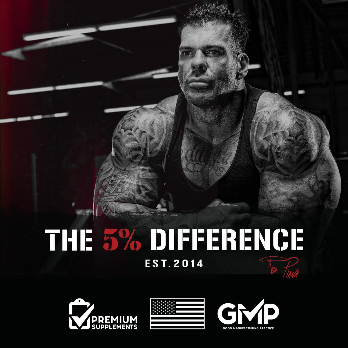 5% Nutrition Rich Piana Probio-75 Billion CFUs | Vegan, 14 Unique Strains - FENGGESTORE20