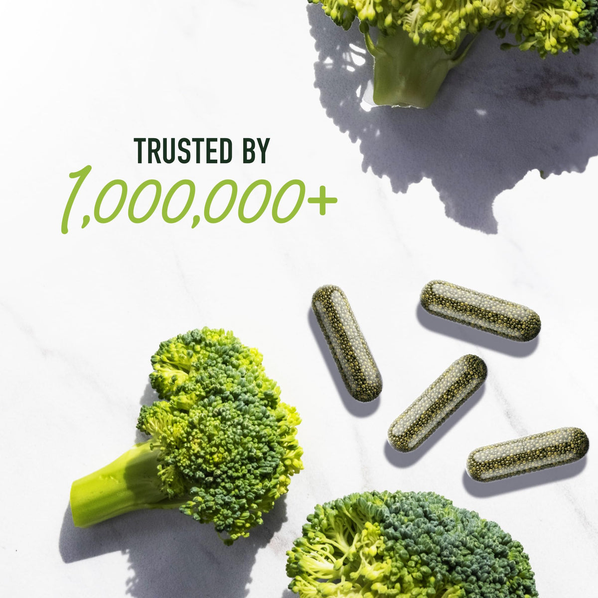 50MG Sulforaphane Supplement from Broccoli Sprouts | NRF2 Activation, Cellular Health & Immune Support | Glucoraphanin, Myrosinase & Antioxidants | Third-Party Tested - FENGGESTORE20