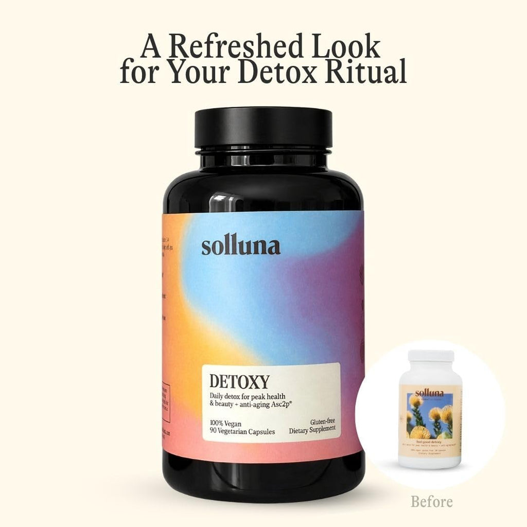 Solluna by Kimberly Snyder Oxygenated Magnesium Colon Cleanse with Asc2P — Gentle Detoxification and Bloating Relief — Fast Acting, Non-Laxative Detox