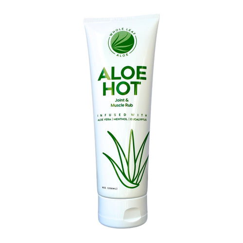 Aloe Hot Joint & Muscle Rub (8oz) Whole Leaf AloeBuy Supplements Australia