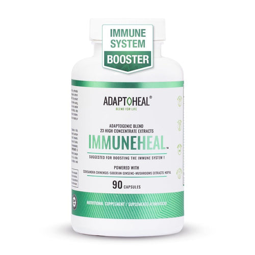 ADAPTOHEAL - Immuneheal – Adaptogen, Immune System Booster Supplement with Schisandra Chinensis, Ginseng and Mushroom Extract (90 Capsules) ADAPTOHEALBuy Supplements Australia