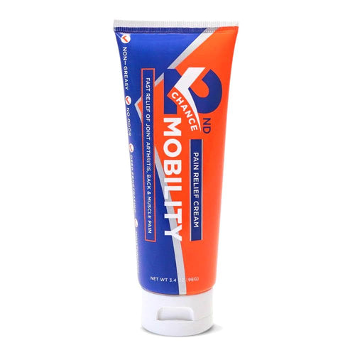 2nd Chance Mobility Pain Relief Cream, No Odor, Non-Greasy, Deep Penetrating, Moisturizing Topical Cream for Joint, Back, Muscle Ache Pain 3.4oz 2ND CHANCE MOBILITYBuy Supplements Australia