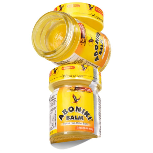 Aboniki Powerful Topical Pain Relief Balm with Natural Ingredients | Powerful Analgesic Soothing Relief for Joints & Muscle Pain, Soreness, Cramps | Long Lasting Full Body Rub (2 Glass Jars) AbonikiBuy Supplements Australia