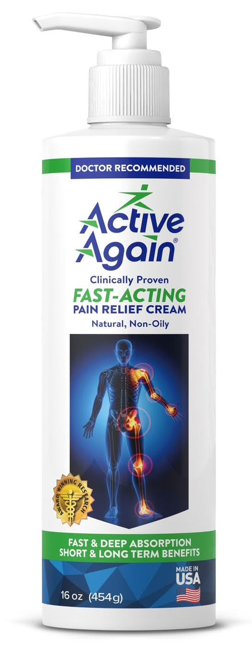 ACTIVE AGAIN Hope Science Cream, 16oz | for Joint Health, Pain Relief, and Mobility, Muscle, Back, Knee, Shoulder | Fast Acting | Made in USA ACTIVE AGAINBuy Supplements Australia