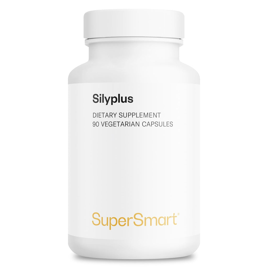 Supersmart - Silyplus 360mg per Day (Patented) - with Silymarin Milk Thistle Supplement - Siliphos Phytosomes | Non-GMO & Gluten Free - 90 Vegetarian Capsules