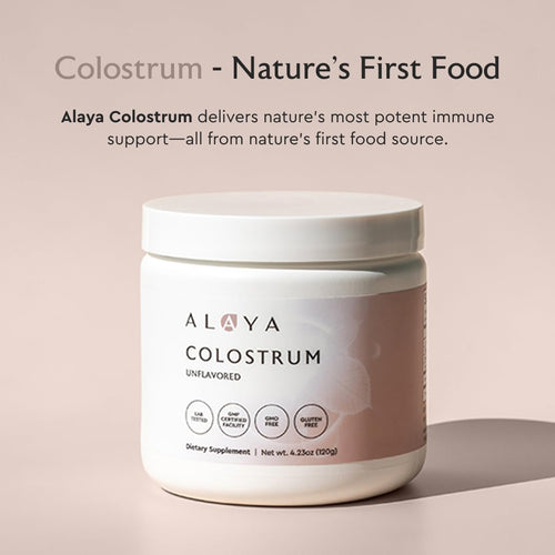 Alaya Naturals Bovine Colostrum Powder – Superfood, Bioactive Colostrum for Gut Health, Immune Support, Hormonal Balance & Muscle Recovery