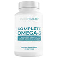PUREHEALTH RESEARCH Complete Omega 3 Fish Oil Softgels - Omega-3 Fatty Acid Supplements for Women & Men - EPA DHA Supplement for Hearth,