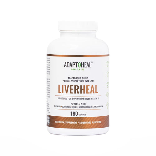 ADAPTOHEAL Milk Thistle, Turmeric and Astragalus Complex – Liverheal Herbal Liver Cleanse and Detox Formula with Artichoke and Schisandra Extracts – High-Potency Plant Blend (180 Capsules) ADAPTOHEALBuy Supplements Australia
