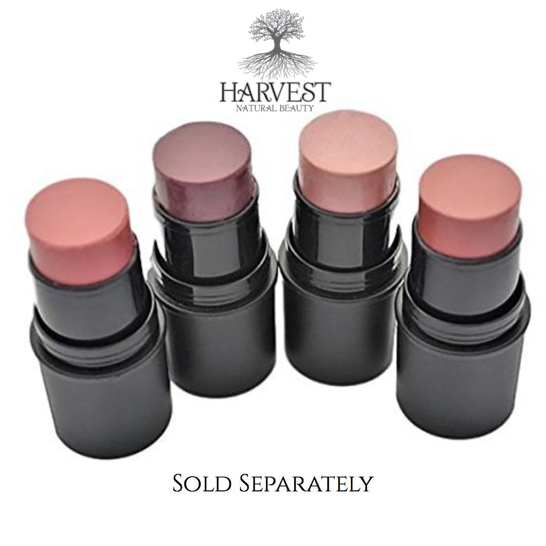 Harvest Natural Beauty Quick-Stick Organic Cheek Tint — Organic Cream Blush Stick | Non-Toxic, Vegan & Cruelty-Free Makeup | Smooth, Hydrating & Buildable Color for All Skin Types (Merlot)