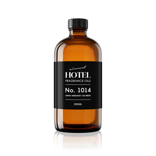 AirScent Hotel Diffuser Oil No. 1014 - The Iconic 5-Star Hotel Coastal Blend - Lemon Bergamot Sea Breeze - Fragrance Oil for Ultrasonic and Waterless Diffusers and Crafting - 500 mL Air-Scent buy supplements Au