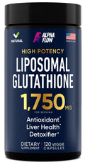 Liposomal Glutathione Supplement 1000MG + 750MG- Glutathione Liposomal with VIT C + Phospholipid Antioxidant Complex - Liver Detox and Immune Support Supplement