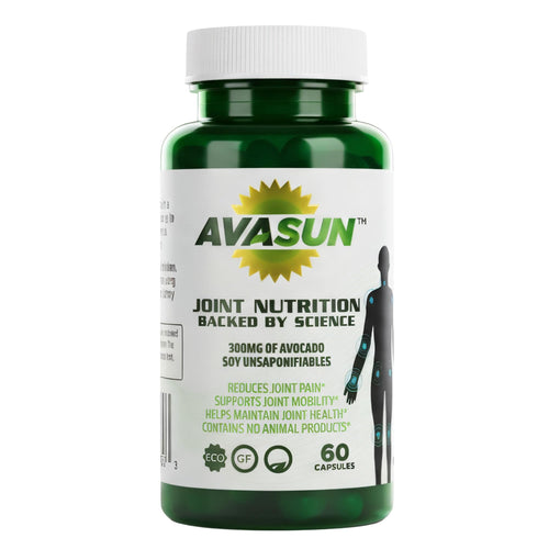 ASU Joint Support Supplement – 300mg Avocado Soy Unsaponifiables for Joint Comfort, Mobility & Cartilage Health, Clinically Studied, Plant-Based, Non-GMO, Gluten-Free, 60 Capsules (2 Month Supply) AvaSunBuy Supplements Australia