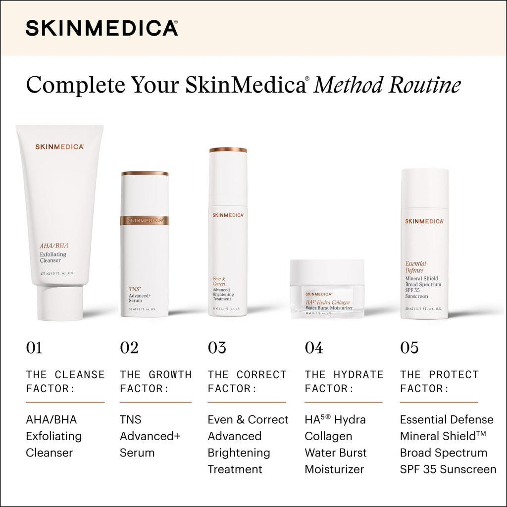 SkinMedica HA⁵ Hydra Collagen Water Burst Face Moisturizer with Vegan Collagen - Plumping Face Cream with Microbiome Barrier Complex for 24-Hour Hydration