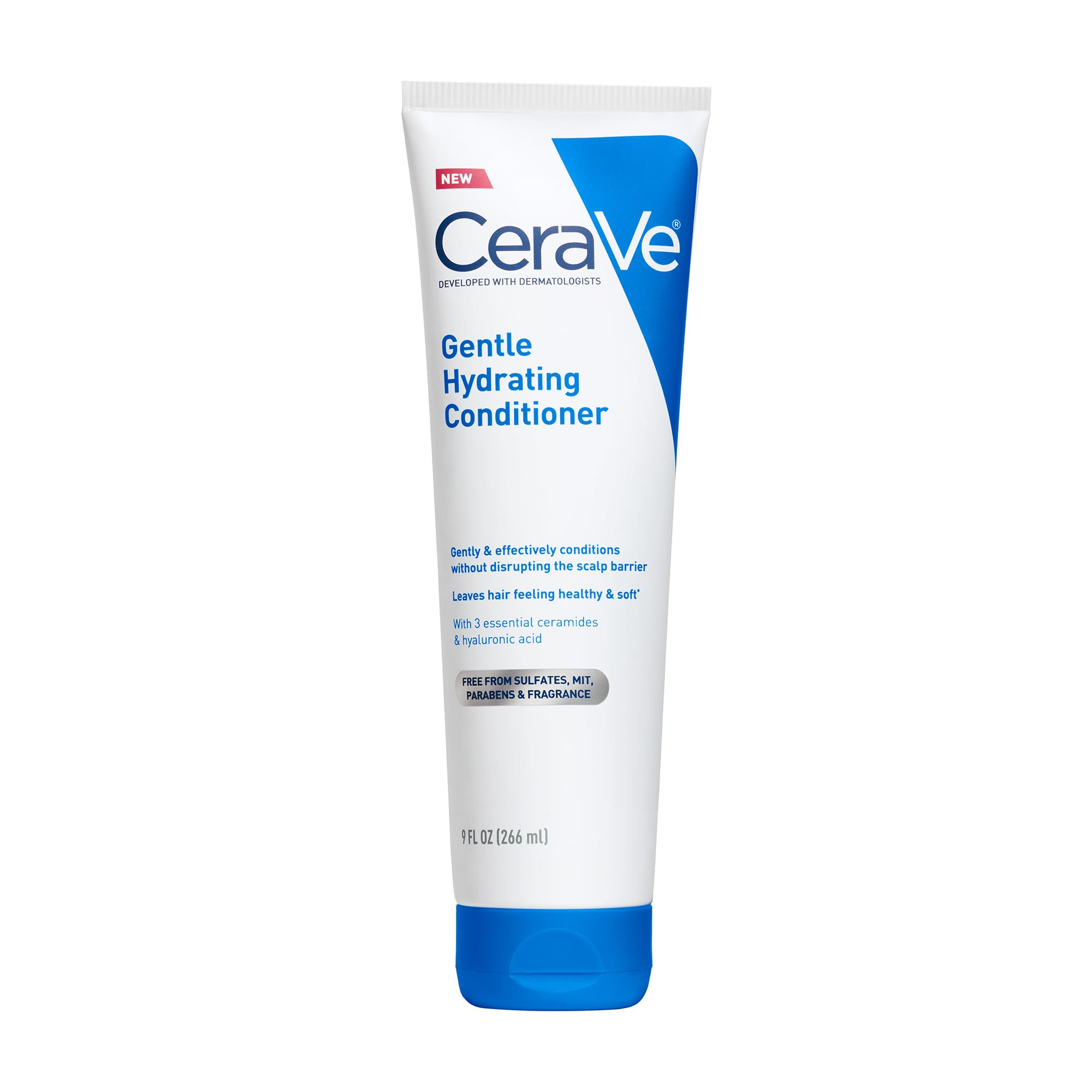 CeraVe Gentle Hydrating Conditioner, Hair Conditioner With Ceramides, Niacinamide & Hyaluronic Acid, Sulfate Free & Color Safe