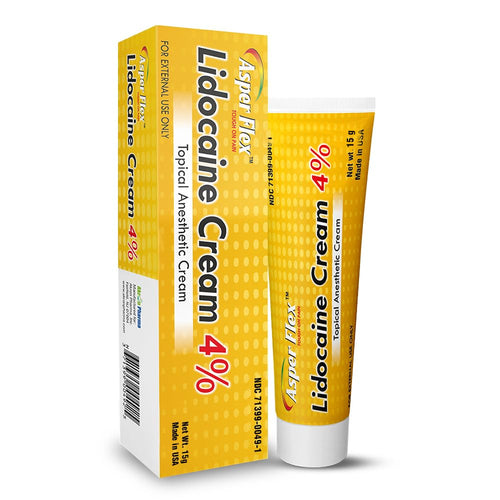 ASPERFLEX™ Lidocaine Pain Relief Cream 4% - Fast-Acting Numbing Cream for Muscle & Joint Pain, Arthritis, Backache, and More - 15G ASPERFLEXBuy Supplements Australia