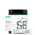 Puori Daily Probiotics & Prebiotics for Digetive & Gut Health - Immune Support Supplement with 13 Billion CFU & 4g Dietary Fiber - Shelf Stable for Bloating & Gas Relief