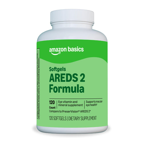 Amazon Basics Eye Vitamin and Mineral Supplement, AREDS 2 Formula with Lutein & Zeaxanthin, 120 Softgels Amazon BasicsBuy Supplements Australia