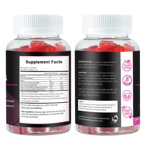 Aromlife BBL Gummies for Women, Pack of 3, Bear Shape Booty Gummies with Herbal Ingredients, BBL Vitamin Gummy with Fenugreek, Asian Ginseng, Motherwort, Saw Palmetto, Anise Seed & Vitamin C Aromlife buy supplements Au