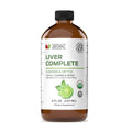 Liver Complete Liquid 8 oz - Organic Liver Cleanse Detox Formula, Herbal Support for High Enzymes with Milk Thistle Dandelion Chanca Piedra, Easy Absorbing