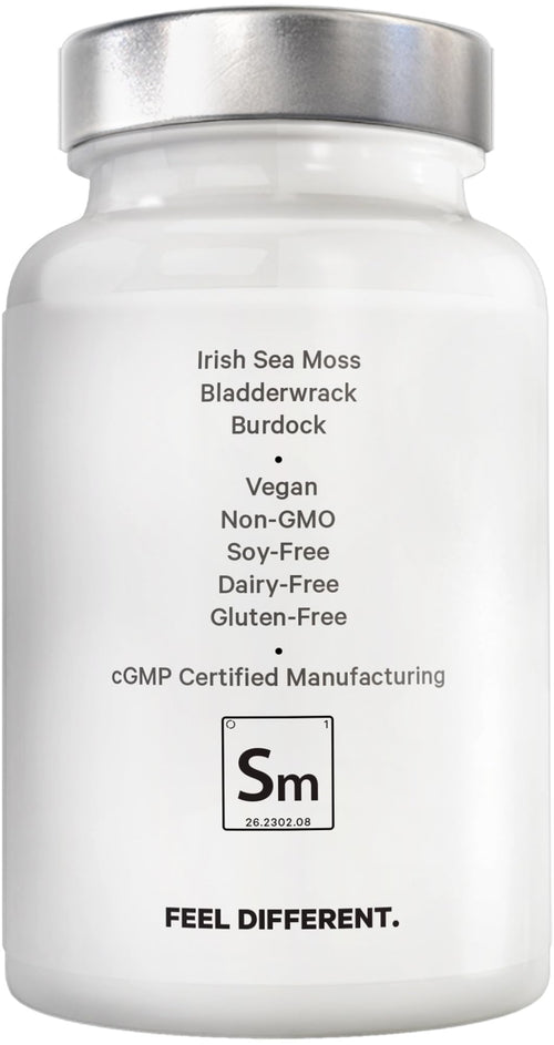 Amen Sea Moss Supplement - 1000mg Organic Irish Sea Moss, Bladderwrack, Burdock - Vitamin C, Aloe Vera, Black Pepper - Seaweed Superfood, Vitamins, Minerals, and Antioxidants - Non-GMO - 90 Capsules AmenBuy Supplements Australia