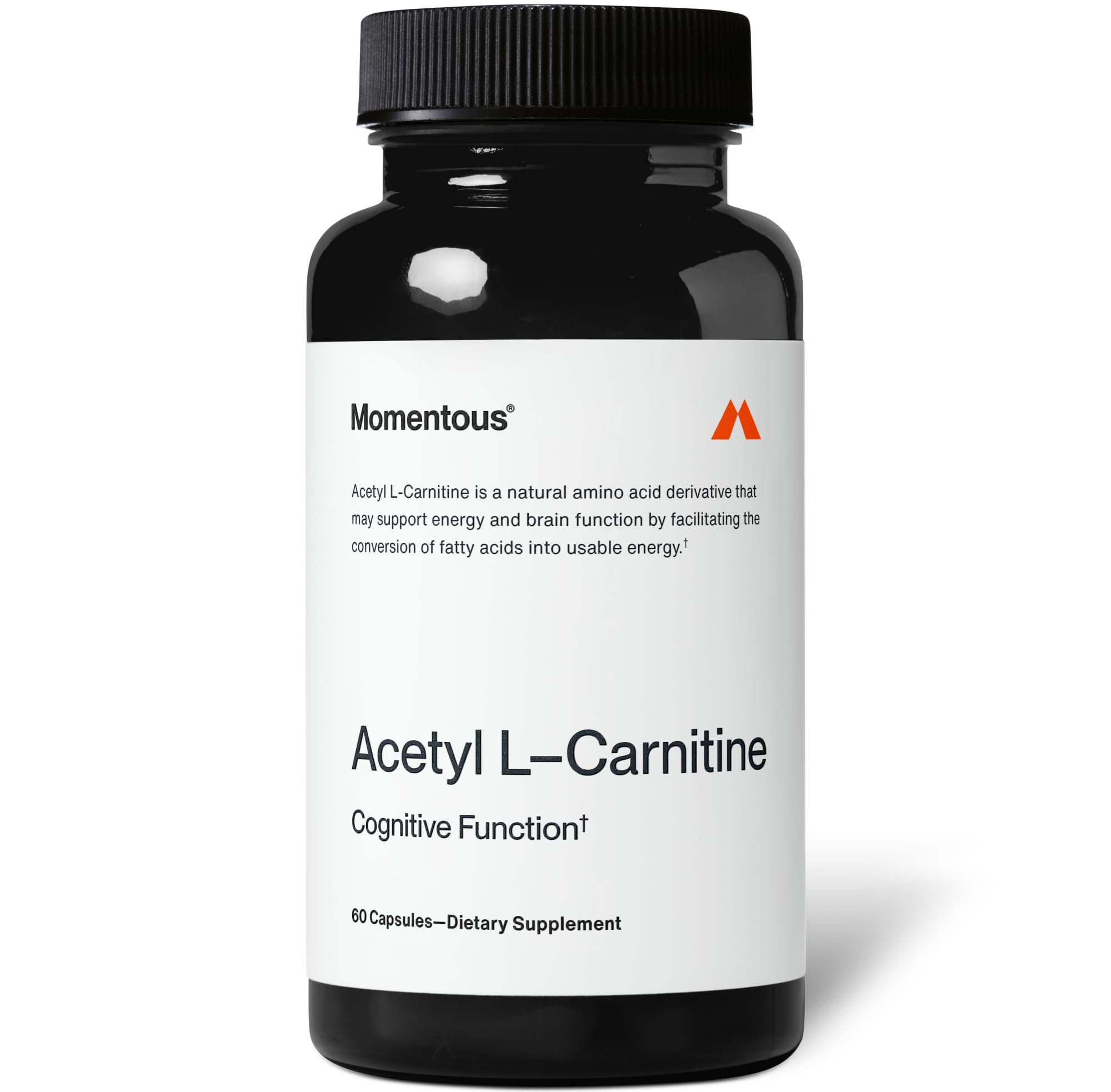 Momentous Acetyl L-Carnitine - Brain Function & Cognitive Support Supplement - Boosts Mental Clarity & Energy Production