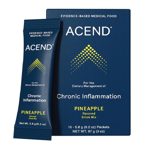ACEND Advanced Inflammatory Support Powdered Drink Mix | Evidence-Based Polyphenols + Prebiotic Fiber + Probiotics | D3+K2, Minerals & Electrolytes | Non-GMO ACENDBuy Supplements Australia