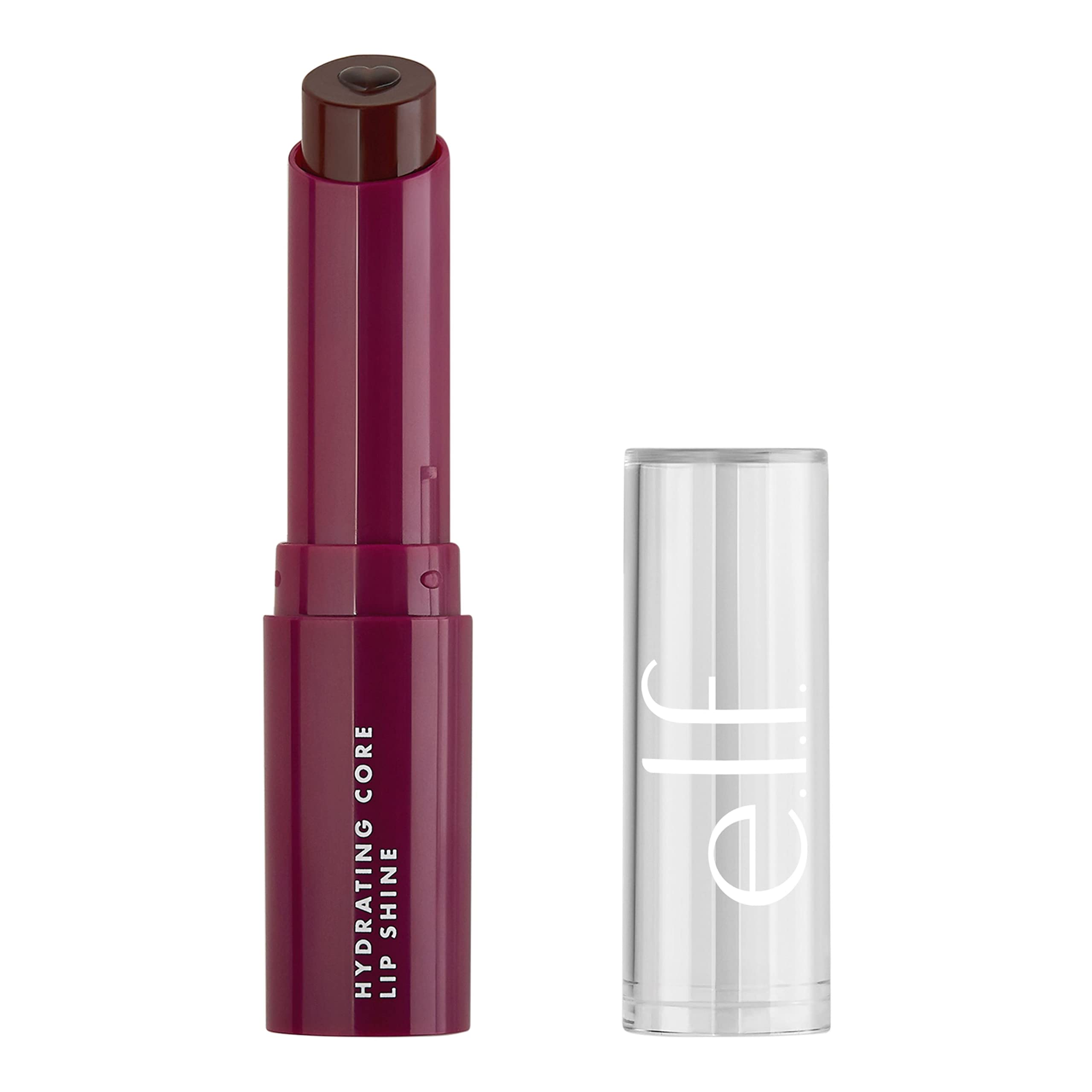 e.l.f. Hydrating Core Lip Shine, Lip Balm For A Sheer Tint Of Color & Soft Shine, Made With Nourishing Vitamin E, Vegan & Cruelty-Free, Ecstatic e.l.f.Buy Supplements Australia