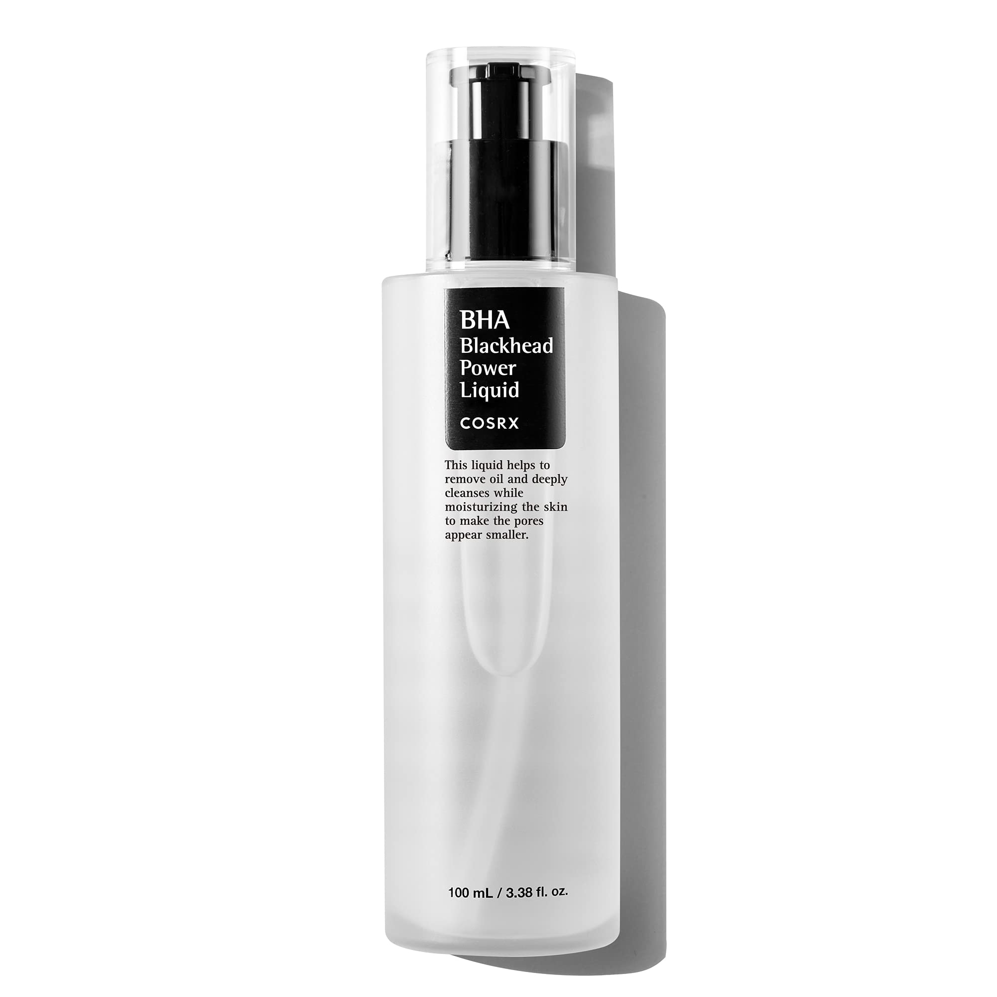 COSRX Niacinamide 2% + BHA 4% Blackhead Exfoliant Toner 3.38 fl.oz / 100ml, Korean Toner, Blackhead Remover