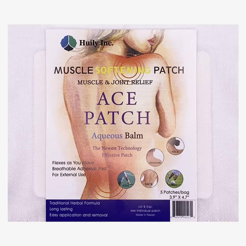ACE Pain Relief Patch - Aqueous Balm 5 Count HuilyBuy Supplements Australia