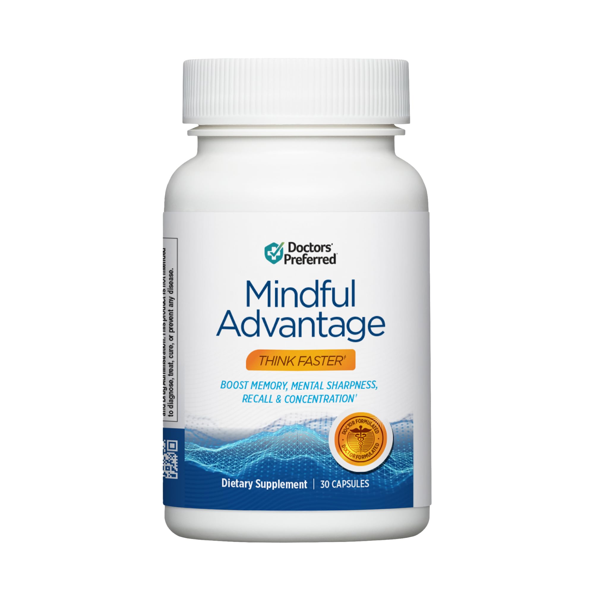 DOCTORS' PREFERRED Mindful Advantage Brain Supplements for Memory and Focus - Boost Memory, Mental Sharpness, Recall & Concentration - 30 Count DOCTORS' PREFERREDBuy Supplements Australia