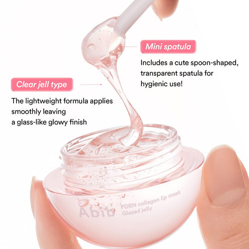 Abib PDRN Collagen Lip Mask Glazed Jelly 0.38 fl oz | Korean Lip Butter Balm Overnight Sleeping Mask Hydrating Care Moisturizer Treatment for Flakey, Dry Lips AbibBuy Supplements Australia