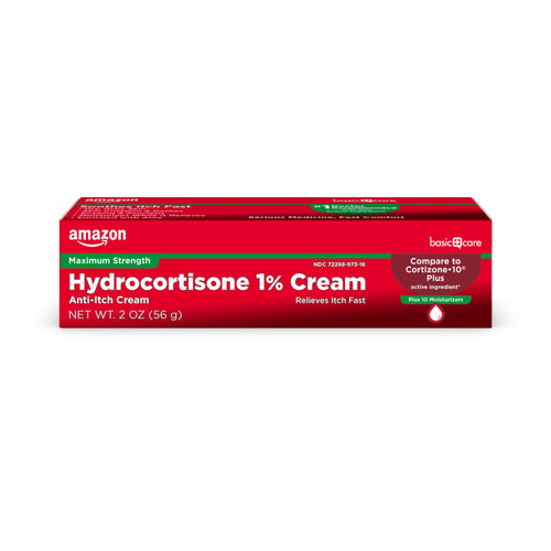 Amazon Basic Care Hydrocortisone 1% Anti-Itch Cream, White, 2 Ounce (Pack of 1) Amazon Basic Care buy supplements Au