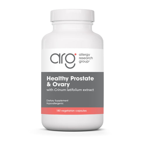Allergy Research Group Healthy Prostate & Ovary - Traditional Chinese & Vietnamese Herbal Blend with Crinum Latifolium - Supports Reproductive Tissue & Immune Balance - 60 Servings - 180 Capsules Allergy Research GroupBuy Supplements Australia