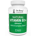 Dr. Berg Natural Vitamin B1 B6 B12 Complex - Allithiamine Vitamin B1 Supplement with 8 Essential Vitamin B Complex for Men & Women Including Thiamin, Niacin, Folate, Magnesium & More - 60 Capsules Dr. Berg NutritionalsBuy Supplements Australia